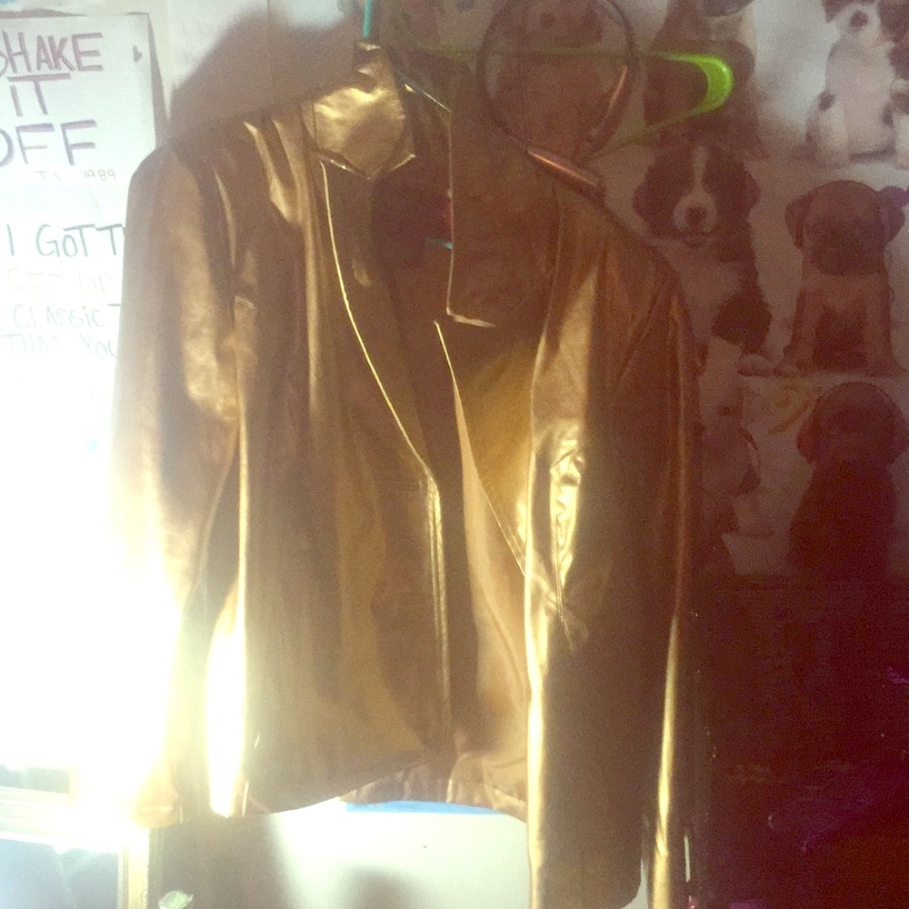 Gold blazer